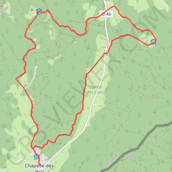 Itinéraire Belvédère du Pré d'haut et Pré poncet, distance, dénivelé, altitude, carte, profil, trace GPS