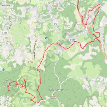 Itinéraire T92503989-0, distance, dénivelé, altitude, carte, profil, trace GPS