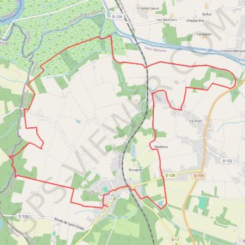 Itinéraire Circuit Marais et Châteaux - Séverac, distance, dénivelé, altitude, carte, profil, trace GPS