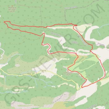Itinéraire Puits d Auzon - Citadelle de Vauvenargues, distance, dénivelé, altitude, carte, profil, trace GPS