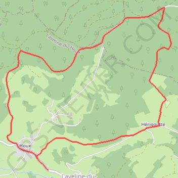 Itinéraire Chemins du Cœur des Vosges - Le col de Malenrupt, distance, dénivelé, altitude, carte, profil, trace GPS