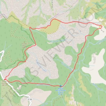 Itinéraire Serre de Majous en circuit depuis le col de l'Ourtigas, distance, dénivelé, altitude, carte, profil, trace GPS
