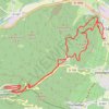 Itinéraire Châtenois - Haut-Koenigsbourg, distance, dénivelé, altitude, carte, profil, trace GPS