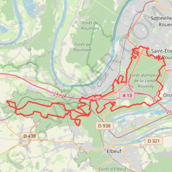 Itinéraire L'OxyBike, distance, dénivelé, altitude, carte, profil, trace GPS