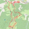 Itinéraire Col de Larnat - Col de Larcat, distance, dénivelé, altitude, carte, profil, trace GPS