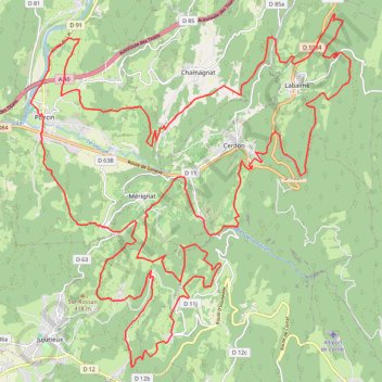 Itinéraire SDE50 2019, distance, dénivelé, altitude, carte, profil, trace GPS