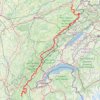 Itinéraire Grande Traversée du Jura (GTJ), distance, dénivelé, altitude, carte, profil, trace GPS