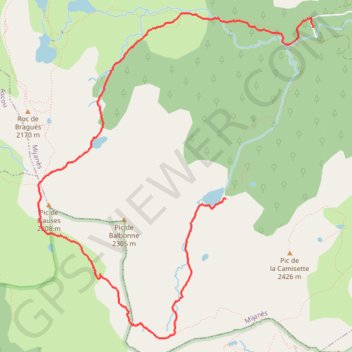 Itinéraire RANDO COL DE L'EGUE, distance, dénivelé, altitude, carte, profil, trace GPS