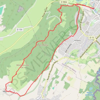 Itinéraire Mont Mourex_2020-08-06, distance, dénivelé, altitude, carte, profil, trace GPS