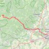 Itinéraire Azureva - Bussang - Urbeis - Thann - Cernay - Mulhouse, distance, dénivelé, altitude, carte, profil, trace GPS