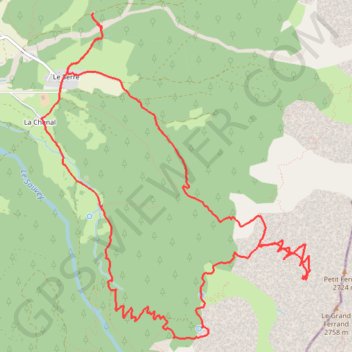 Itinéraire Grotte de la Fétoure depuis Le Serre, retour par la source du Loup (Dévoluy), distance, dénivelé, altitude, carte, profil, trace GPS