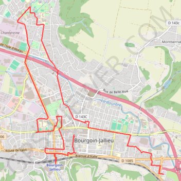 Itinéraire Parcours 1, distance, dénivelé, altitude, carte, profil, trace GPS