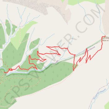 Itinéraire Le Piolit, distance, dénivelé, altitude, carte, profil, trace GPS
