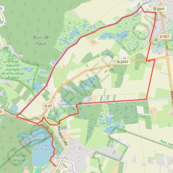 Itinéraire Circuit de la Chapelle du Marais - Rieulay, distance, dénivelé, altitude, carte, profil, trace GPS