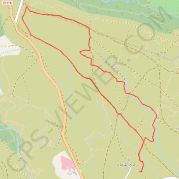 Itinéraire Cani-randonnée Conques, distance, dénivelé, altitude, carte, profil, trace GPS
