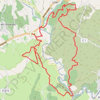Itinéraire Au fil de la Ligne, distance, dénivelé, altitude, carte, profil, trace GPS