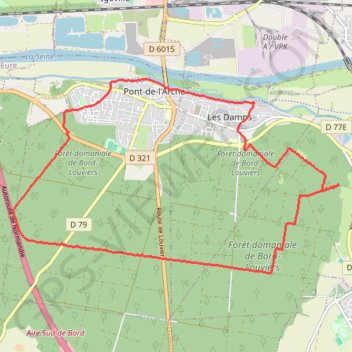 Itinéraire Randonnée en forêt de bord, distance, dénivelé, altitude, carte, profil, trace GPS
