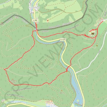 Itinéraire Le Fleckenstein, distance, dénivelé, altitude, carte, profil, trace GPS