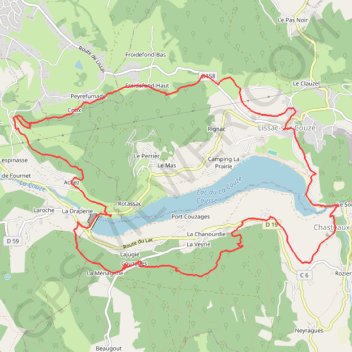 Itinéraire 19-RC-RJ30-Lac du Causse-10 JUIN 2021 17:15, distance, dénivelé, altitude, carte, profil, trace GPS