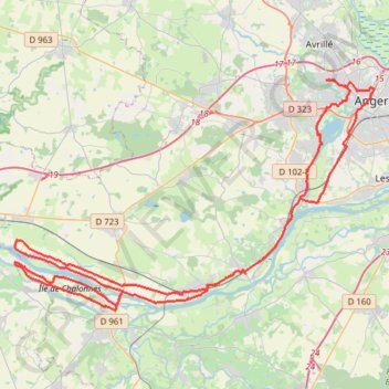 Itinéraire Sortie Gravel, distance, dénivelé, altitude, carte, profil, trace GPS