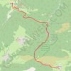Itinéraire Montségur - Comus (Chemin des Bonshommes), distance, dénivelé, altitude, carte, profil, trace GPS