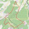 Itinéraire Au départ de la ferme aux cloches, distance, dénivelé, altitude, carte, profil, trace GPS