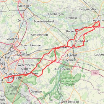 Itinéraire Hageland 21/4, distance, dénivelé, altitude, carte, profil, trace GPS