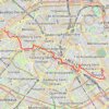 Itinéraire Nation-Porte Maillot, distance, dénivelé, altitude, carte, profil, trace GPS