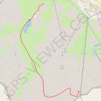 Itinéraire Hors piste de la Pointe du Bouchet, distance, dénivelé, altitude, carte, profil, trace GPS