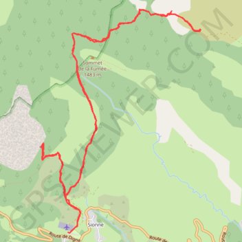 Itinéraire CASTELLANE - Col des Lecques - La Baume, distance, dénivelé, altitude, carte, profil, trace GPS