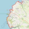 Itinéraire Côte bretonne de Portsall à Lanildut, distance, dénivelé, altitude, carte, profil, trace GPS