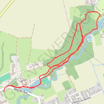 Itinéraire Bois de Cibeins, distance, dénivelé, altitude, carte, profil, trace GPS