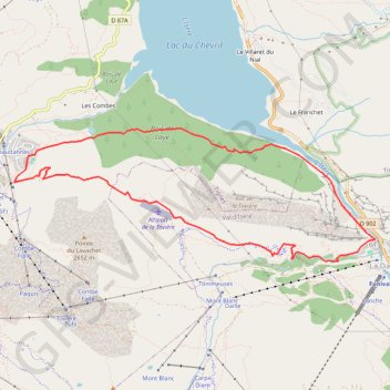 Itinéraire Pas de Tovière en boucle par les Gorges de la Daille, distance, dénivelé, altitude, carte, profil, trace GPS