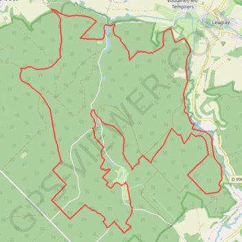 Itinéraire Pays Châtillonais - Circuit du Val des Choues, distance, dénivelé, altitude, carte, profil, trace GPS