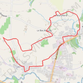 Itinéraire Circuit des Lavoirs, distance, dénivelé, altitude, carte, profil, trace GPS