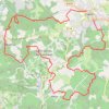 Itinéraire Creon R des vendanges 25km 550m 12-10-2025, distance, dénivelé, altitude, carte, profil, trace GPS