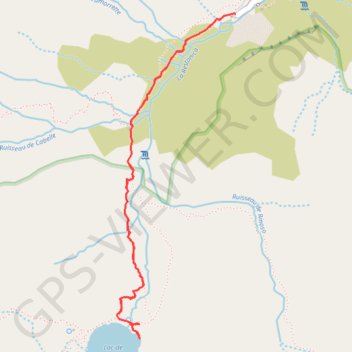 Itinéraire Vers le lac de Melo, distance, dénivelé, altitude, carte, profil, trace GPS