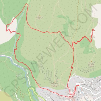 Itinéraire Circuit du Castelet à Saint Jeannet, distance, dénivelé, altitude, carte, profil, trace GPS