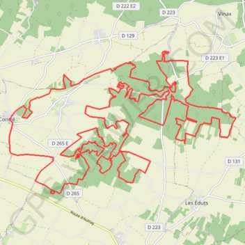 Itinéraire Randonnee du Signal - VTT 50km, distance, dénivelé, altitude, carte, profil, trace GPS