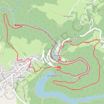 Itinéraire track, distance, dénivelé, altitude, carte, profil, trace GPS