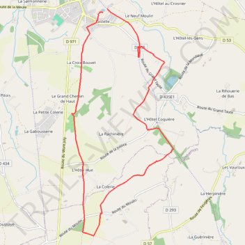 Itinéraire Rando 9km, distance, dénivelé, altitude, carte, profil, trace GPS