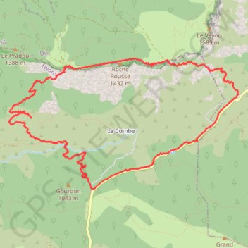 Itinéraire Pas de Floréal, distance, dénivelé, altitude, carte, profil, trace GPS