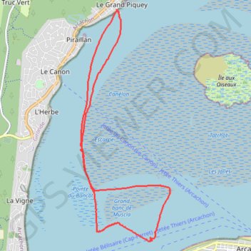 Itinéraire SailFreeGps_2024-10-13_12-17-15, distance, dénivelé, altitude, carte, profil, trace GPS