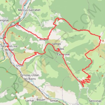 Itinéraire Mont Fourcat par le Refuge de Tabe, distance, dénivelé, altitude, carte, profil, trace GPS