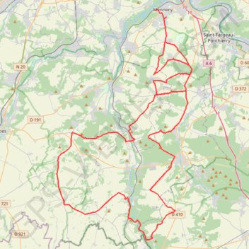 Itinéraire La Jacques Gouin 2022-14103032, distance, dénivelé, altitude, carte, profil, trace GPS