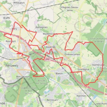 Itinéraire Carte - 17 décembre 2022, distance, dénivelé, altitude, carte, profil, trace GPS