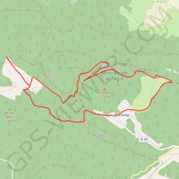 Itinéraire Circuit découverte de Montmija, distance, dénivelé, altitude, carte, profil, trace GPS