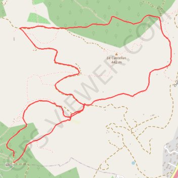 Itinéraire Chapelle Sainte-Christine - Troubadel - Les Plaines - Solliès-Pont - Cuers, distance, dénivelé, altitude, carte, profil, trace GPS