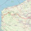 Itinéraire 🎖Lille - Hardelot 2021, distance, dénivelé, altitude, carte, profil, trace GPS