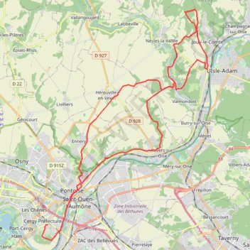 Itinéraire Forêt de la Tour du Lay, distance, dénivelé, altitude, carte, profil, trace GPS